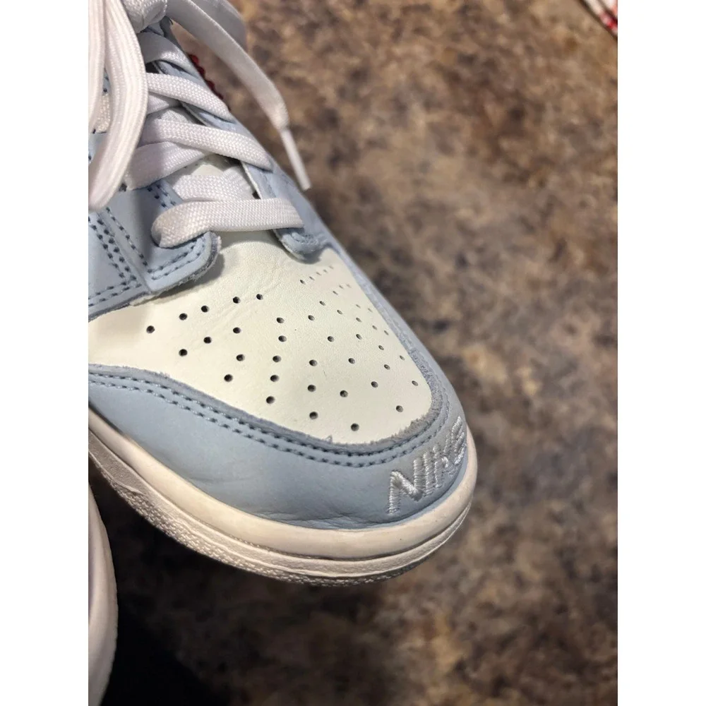 Nike Dunk Low SE Industrial Blue White Rhinestone Kids 6Y HF5742-111 Sneakers